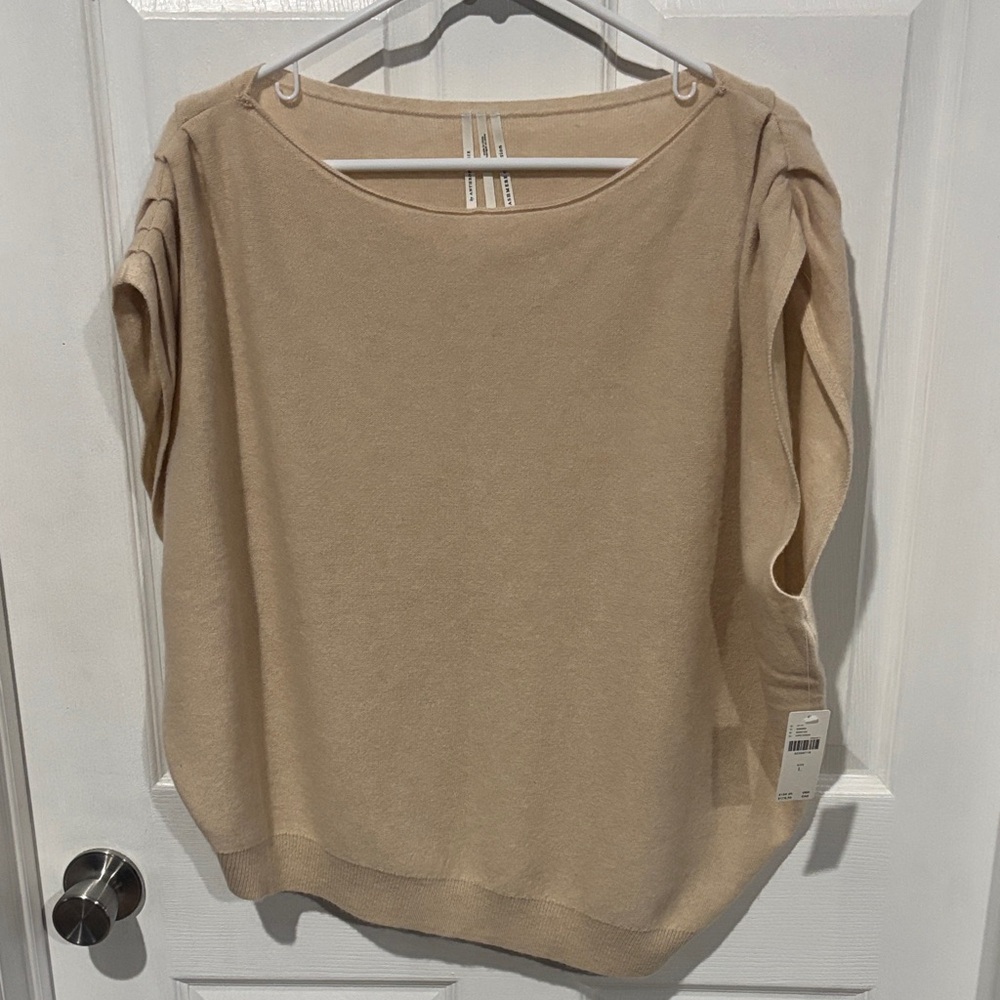 Anthropologie Cashmere Collection Beige Sweater